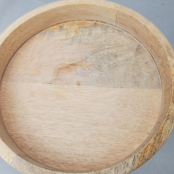 Smith & Hawken Accents Smith Hawken Round Wooden Tray Bowl Poshmark